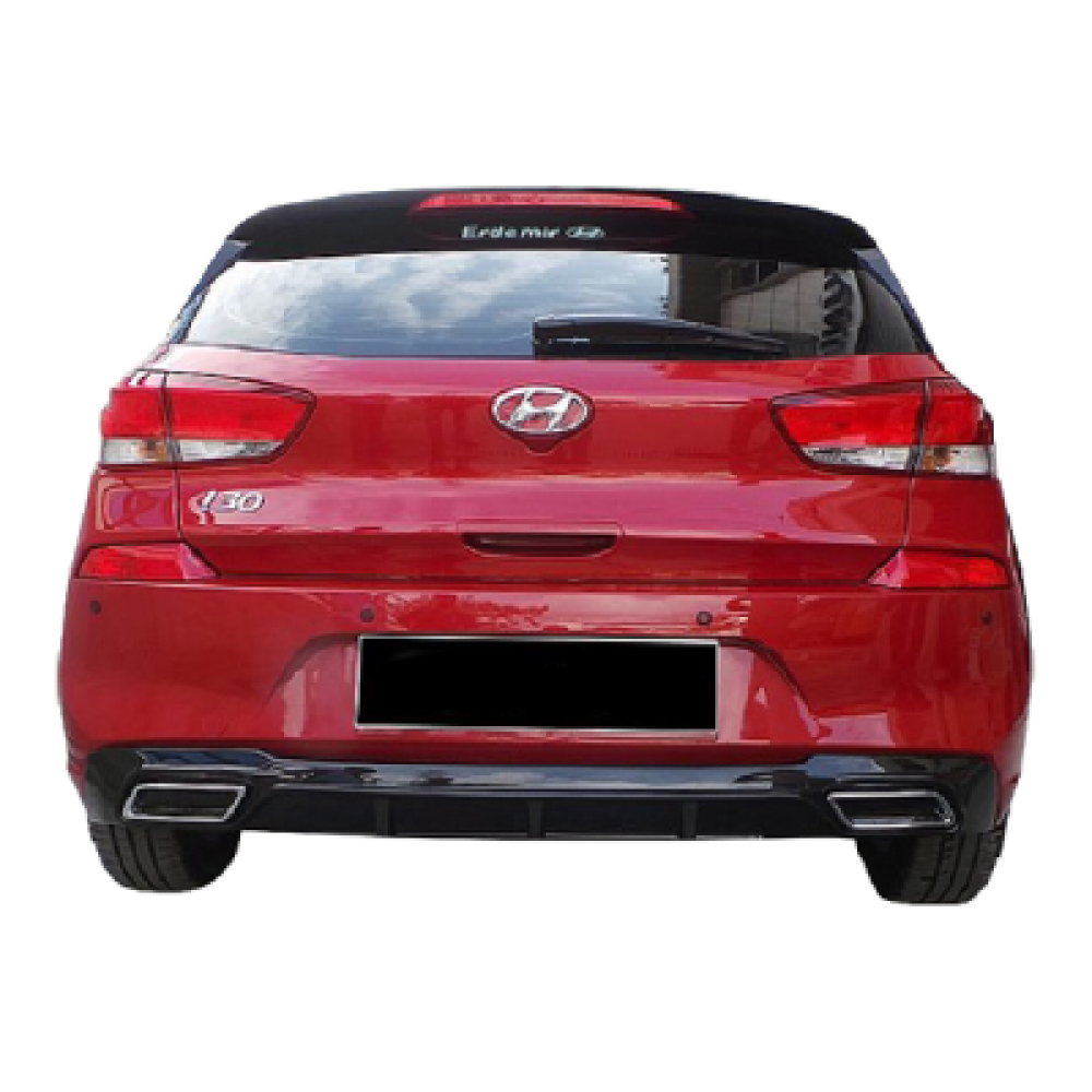 Hyundai I30 (2017-2018) Arka Tampon - Difüzör (Plastik)